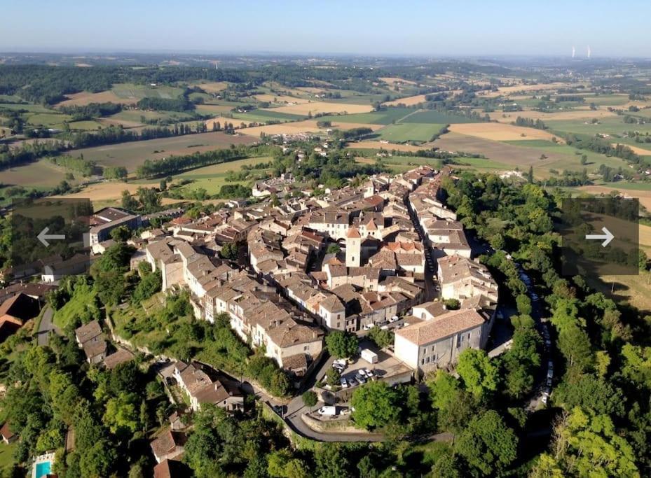 Ferienwohnung Charmant Studio Avec Jardin A La Campagne Sur Le Chemin De Saint Jacques De Compostelle Lauzerte Exterior foto