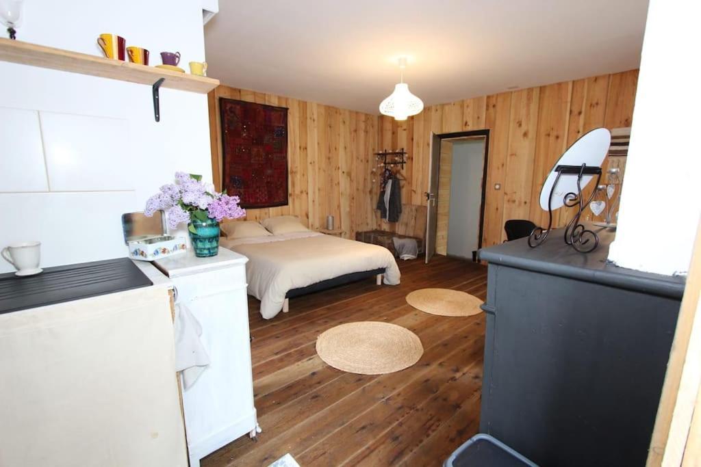 Ferienwohnung Charmant Studio Avec Jardin A La Campagne Sur Le Chemin De Saint Jacques De Compostelle Lauzerte Exterior foto